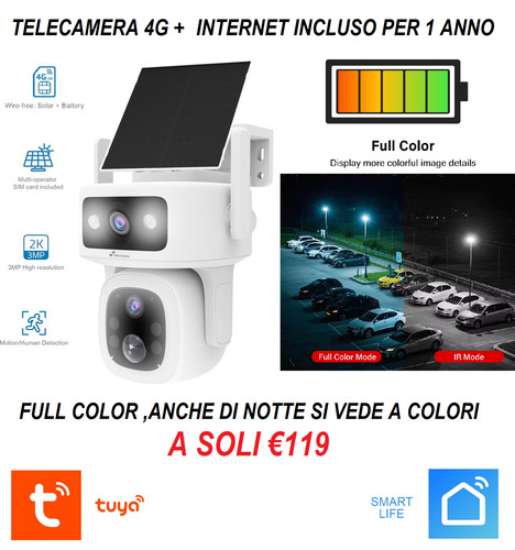 Telecamera esterno con sim - telecamera,